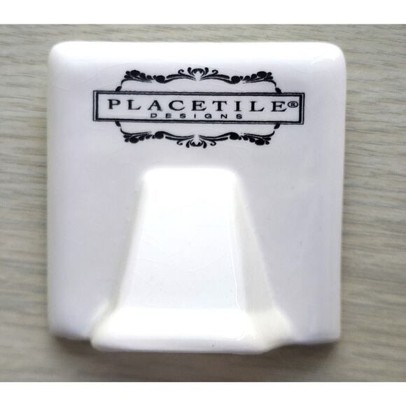 PLACETILE-Ceramic-Grape Vines-Cream-Erasable-Table Setting-Name Plates-Set of 6 - Picture 3 of 14